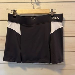 FILA Sport Tennis Golf Skort Dark Gray/Black Size M